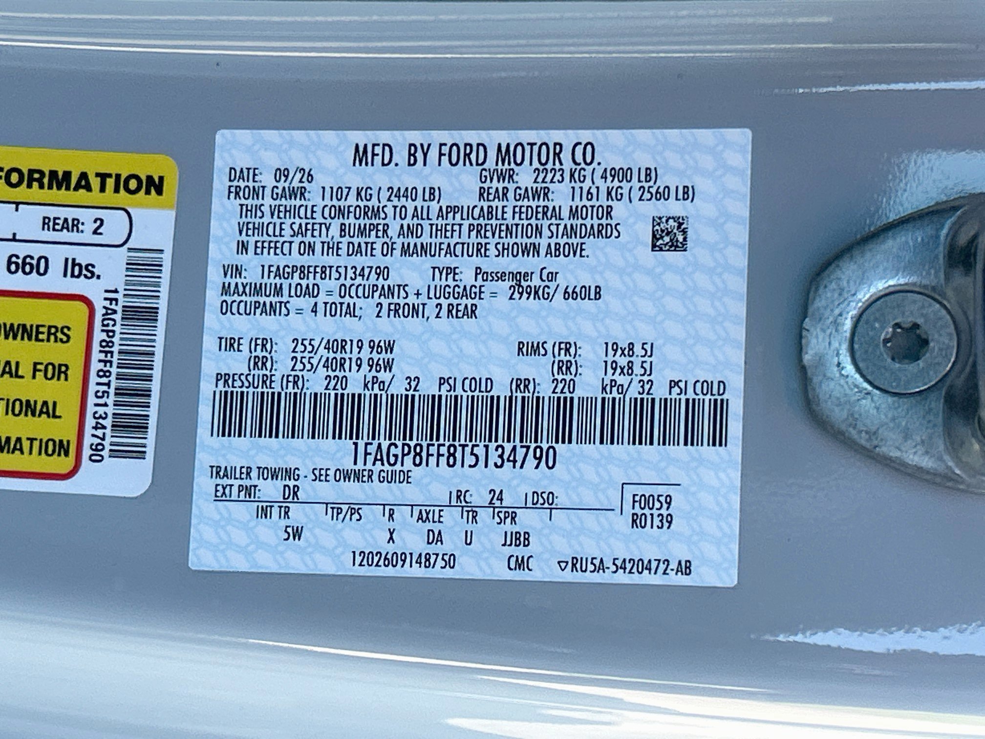 New 2026 Ford Mustang GT Premium RWD image 20