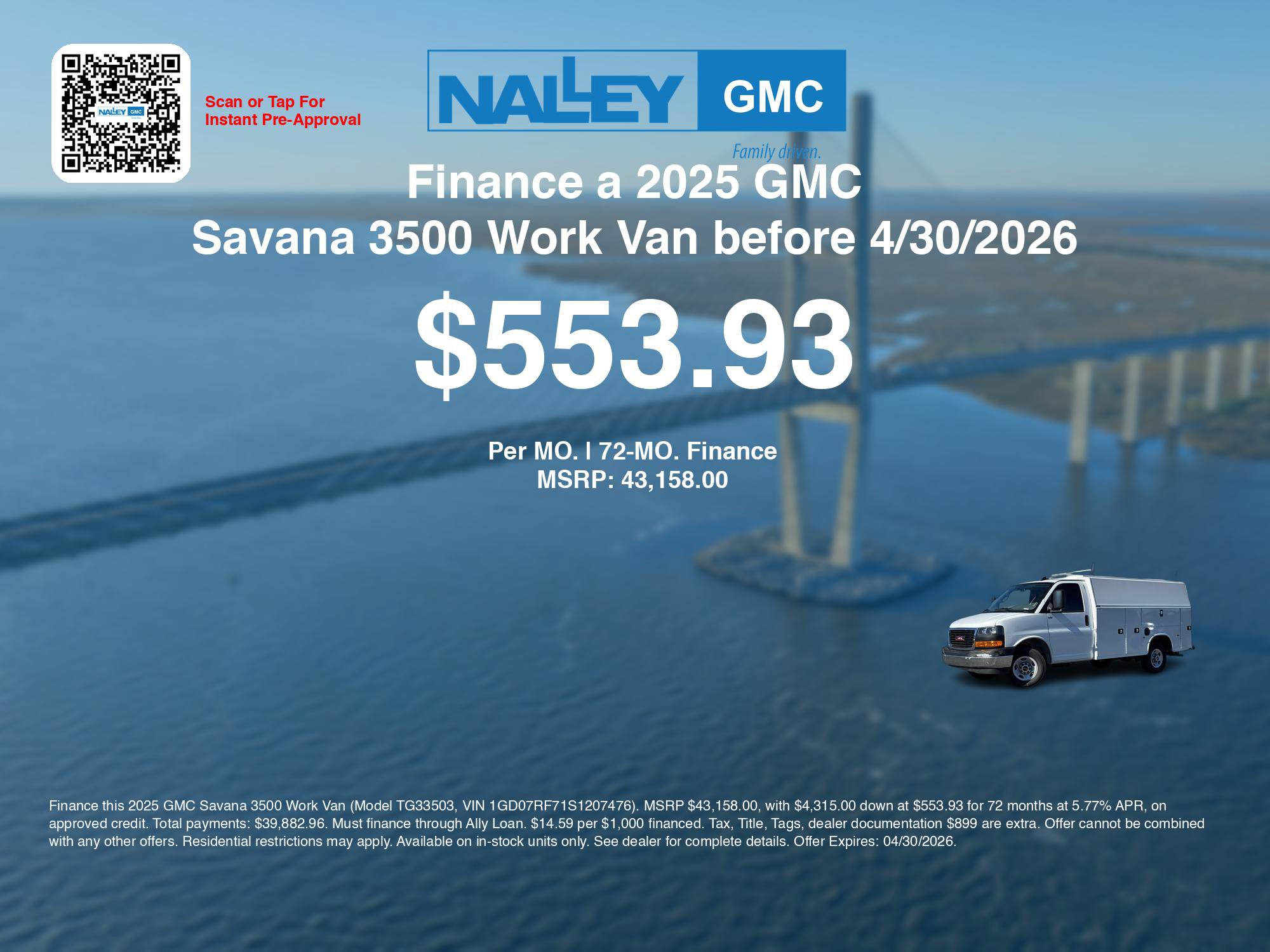 New 2025 GMC Savana 3500 w/ Power Convenience Package image 6