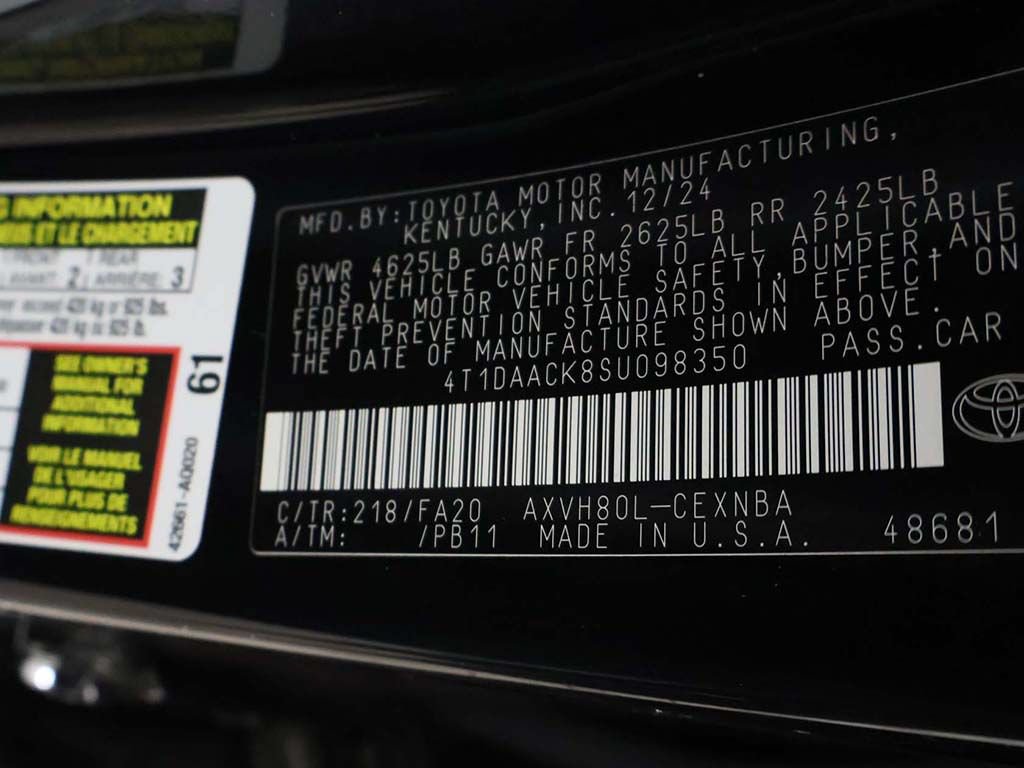 Used 2025 Toyota Camry LE FWD image 44