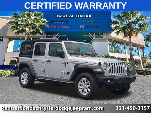 Certified 2023 Jeep Wrangler Unlimited Sport