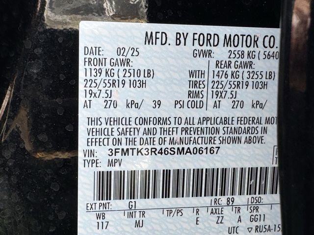 Certified 2025 Ford Mustang Mach-E Premium w/ Sport Appearance Package RWD image 36