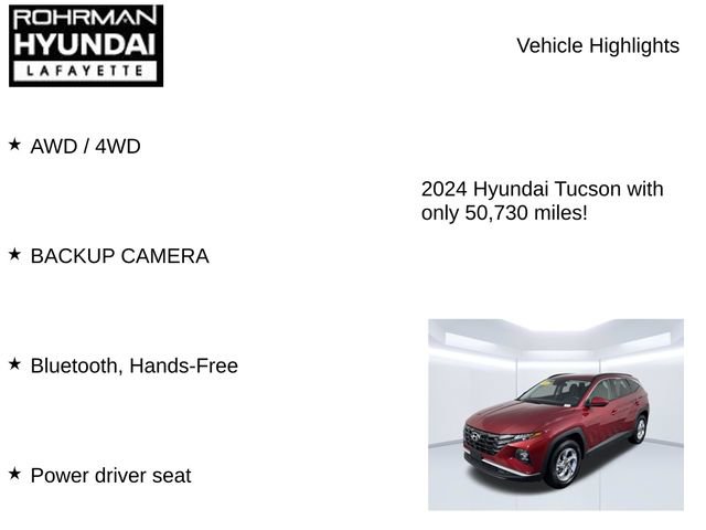 Used 2024 Hyundai Tucson SEL AWD/4WD image 7