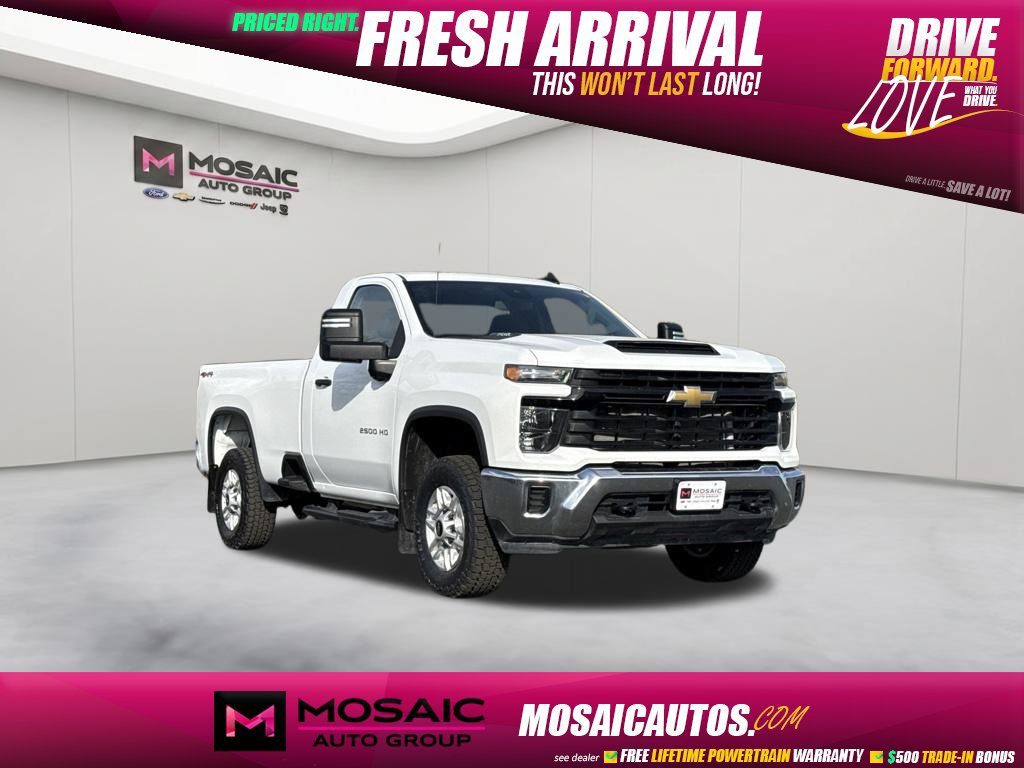 Used 2026 Chevrolet Silverado 2500 W/T w/ Snow Plow Prep/Camper Package