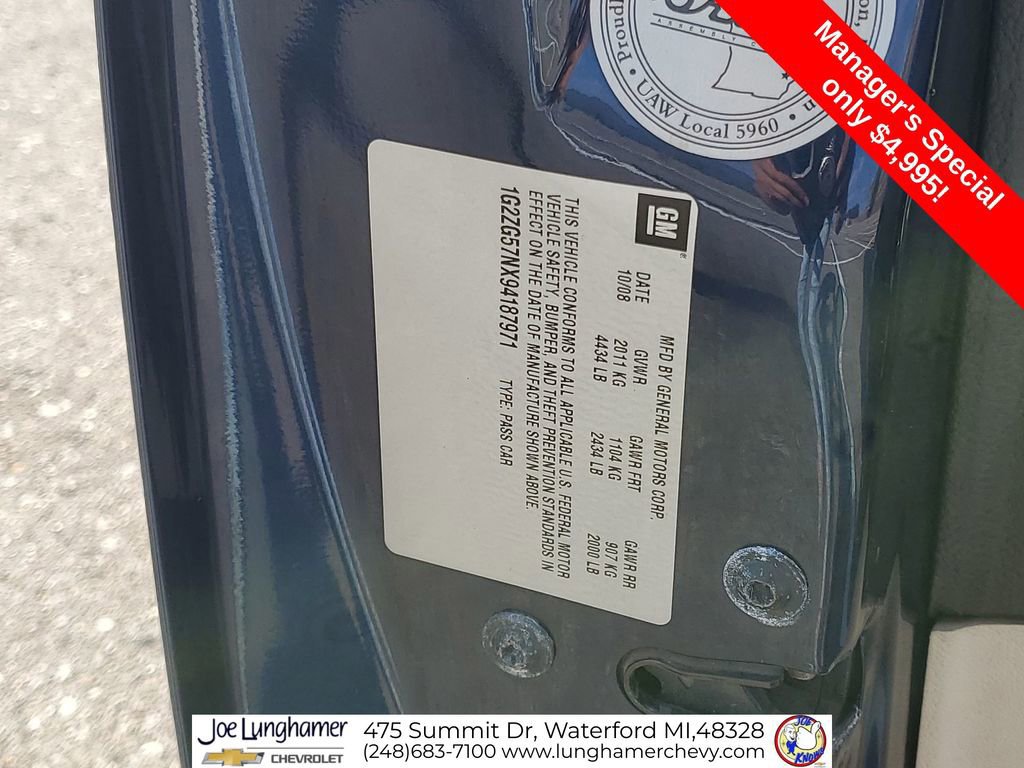 Used 2009 Pontiac G6 Sedan w/ Sport Package 2 image 32