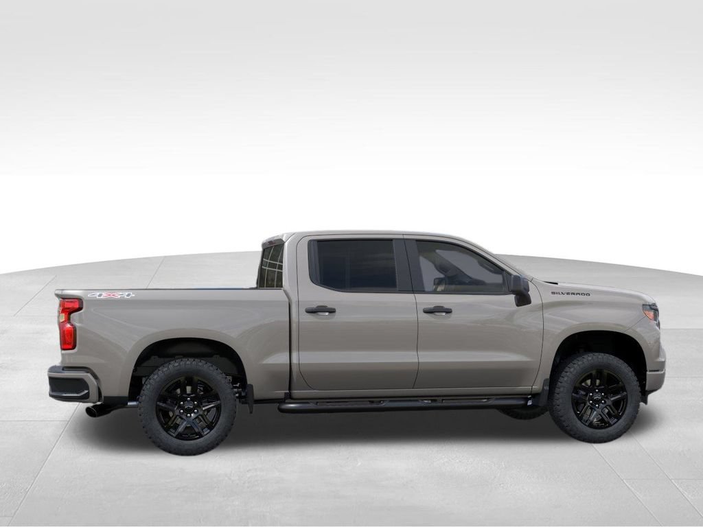 New 2026 Chevrolet Silverado 1500 Custom w/ Turbomax Blackout Package AWD/4WD image 5