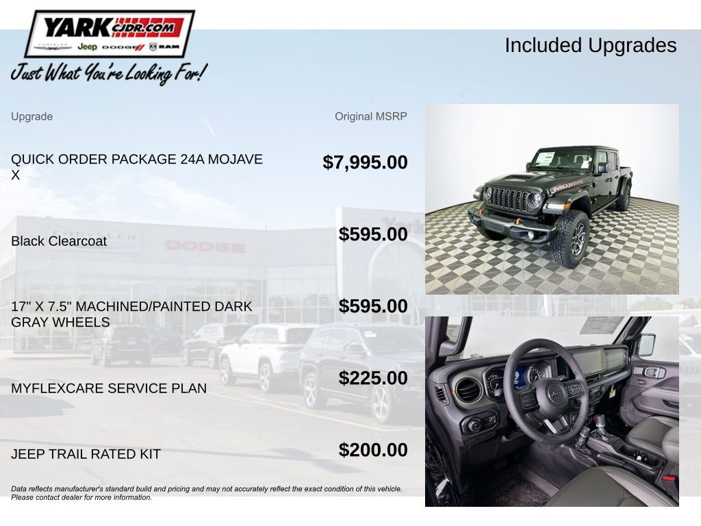 New 2026 Jeep Gladiator Mojave AWD/4WD image 3