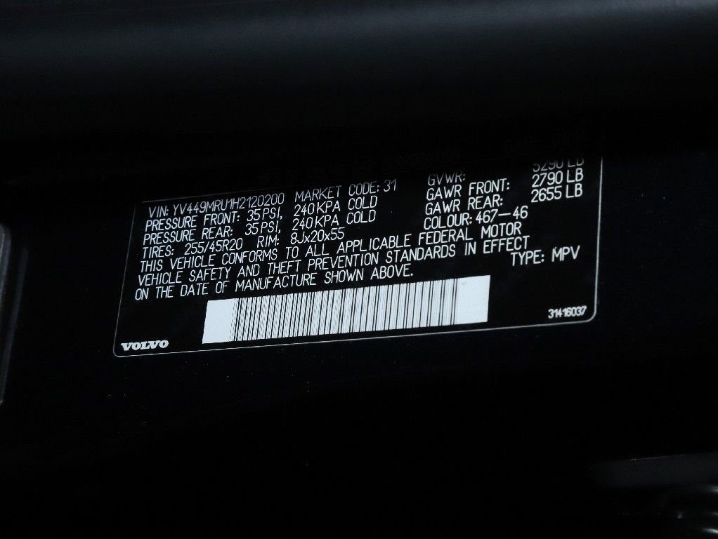 Used 2017 Volvo XC60 T6 Inscription w/ Climate Package image 22