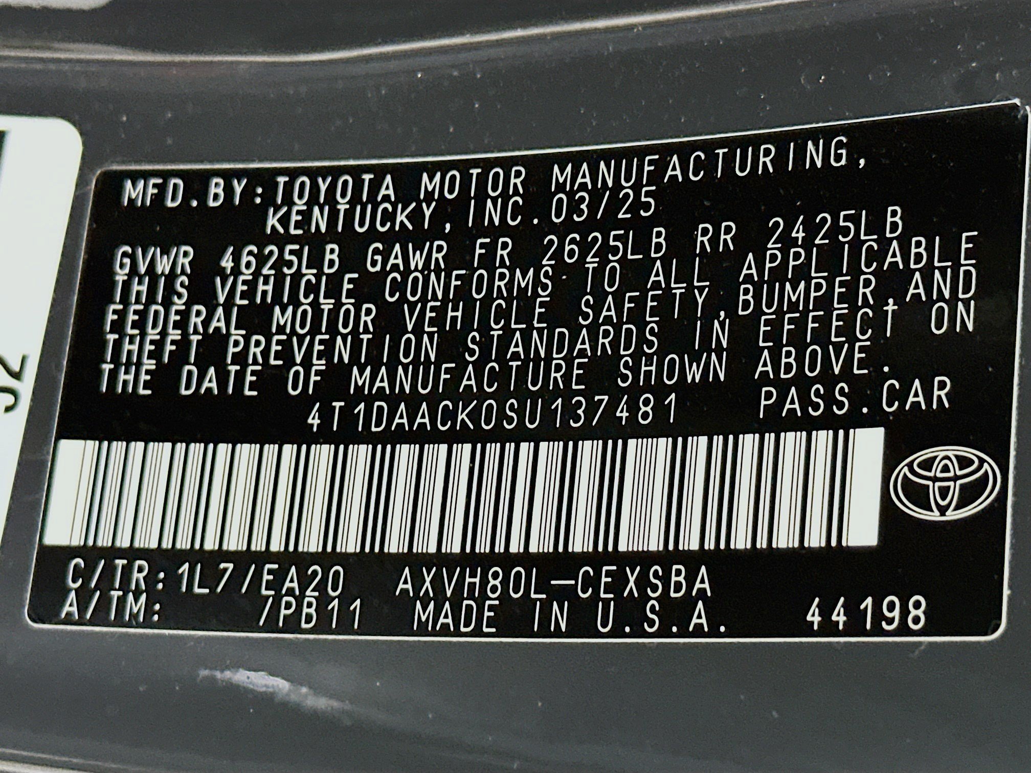 Used 2025 Toyota Camry SE w/ Multimedia Upgrade Package FWD image 36