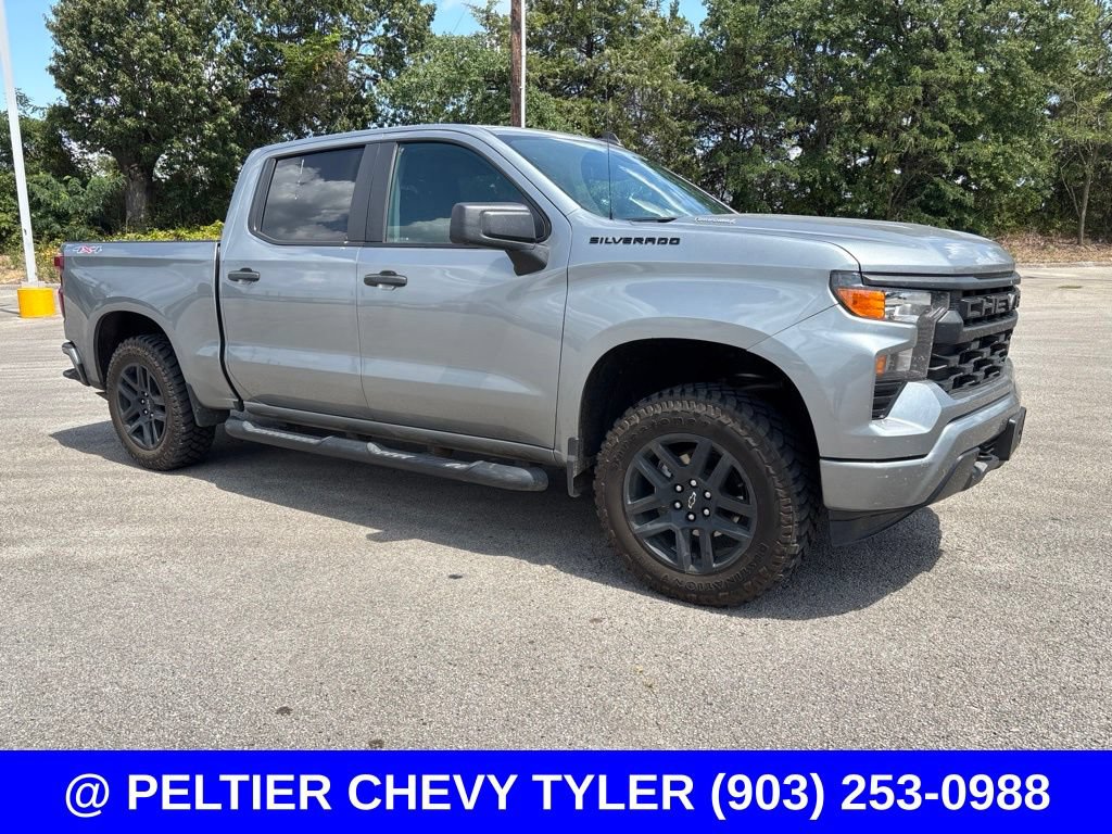 Used 2024 Chevrolet Silverado 1500 Custom w/ Turbomax Blackout Package AWD/4WD video 1
