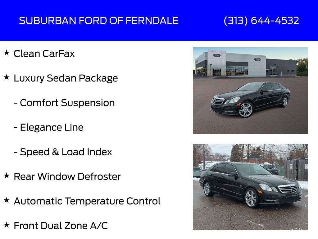 Used 2012 Mercedes-Benz E 350 4MATIC Sedan image 4