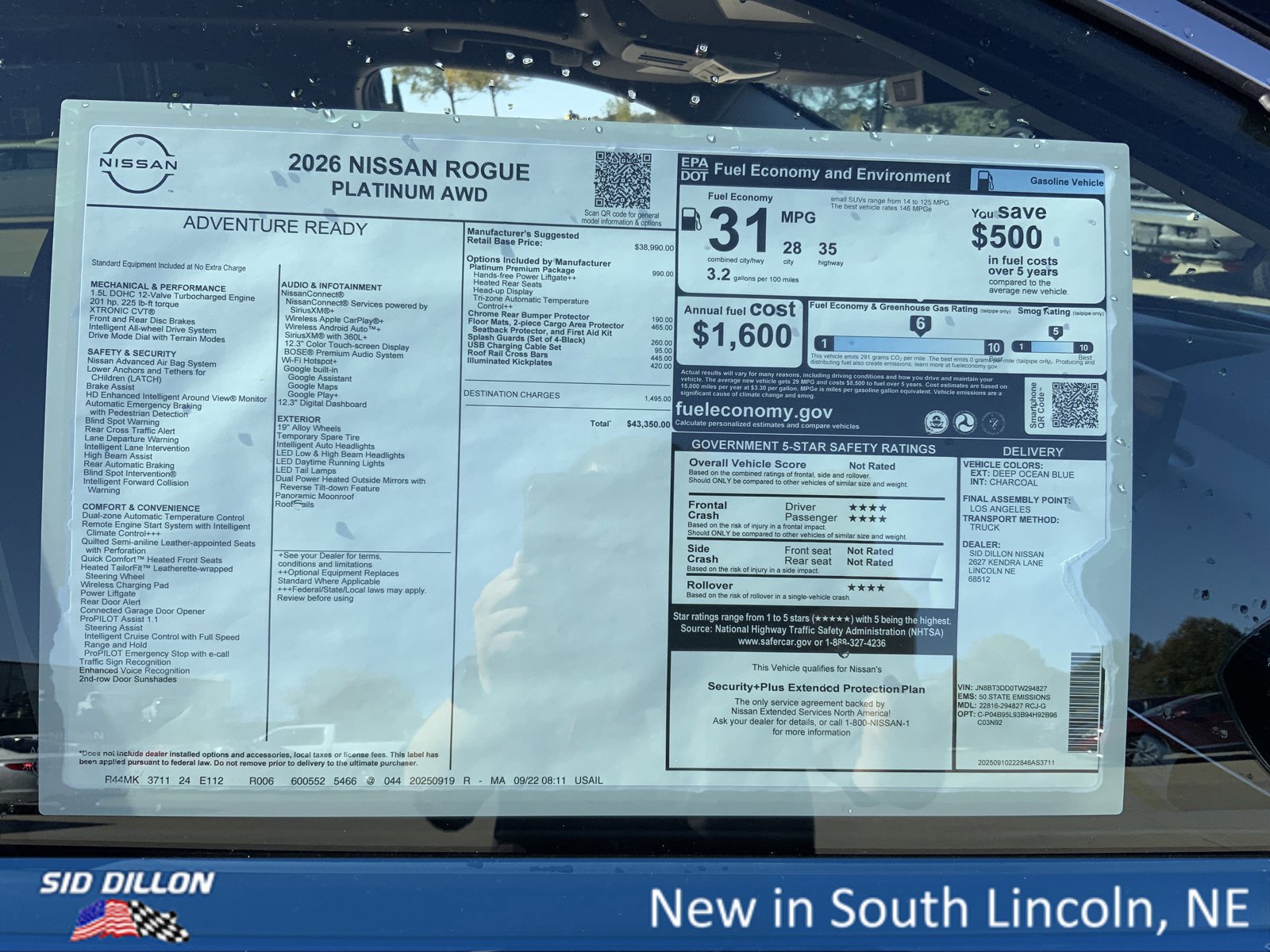 New 2026 Nissan Rogue Platinum w/ Platinum Premium Package image 13