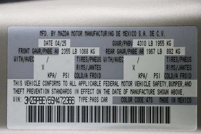Used 2025 MAZDA MAZDA3 2.5 Turbo Sedan w/Premium Plus AWD/4WD image 15