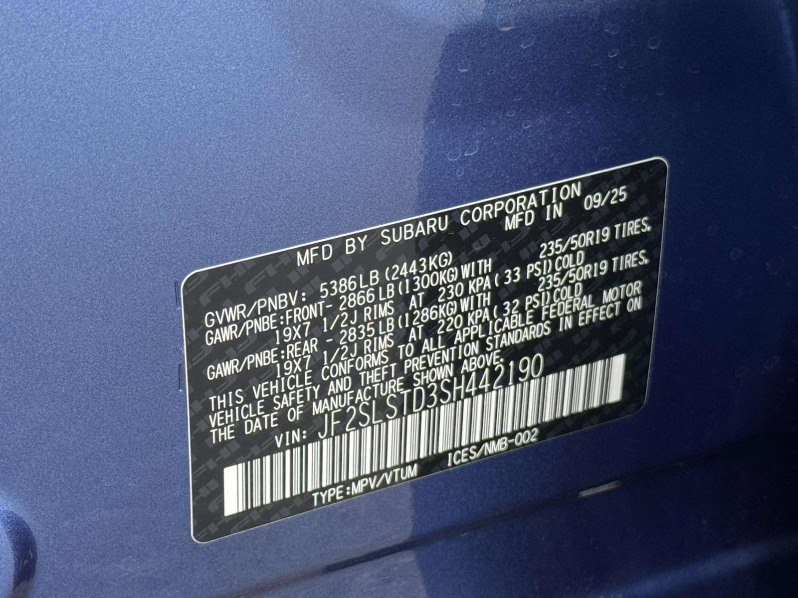 Certified 2025 Subaru Forester Touring AWD/4WD image 28