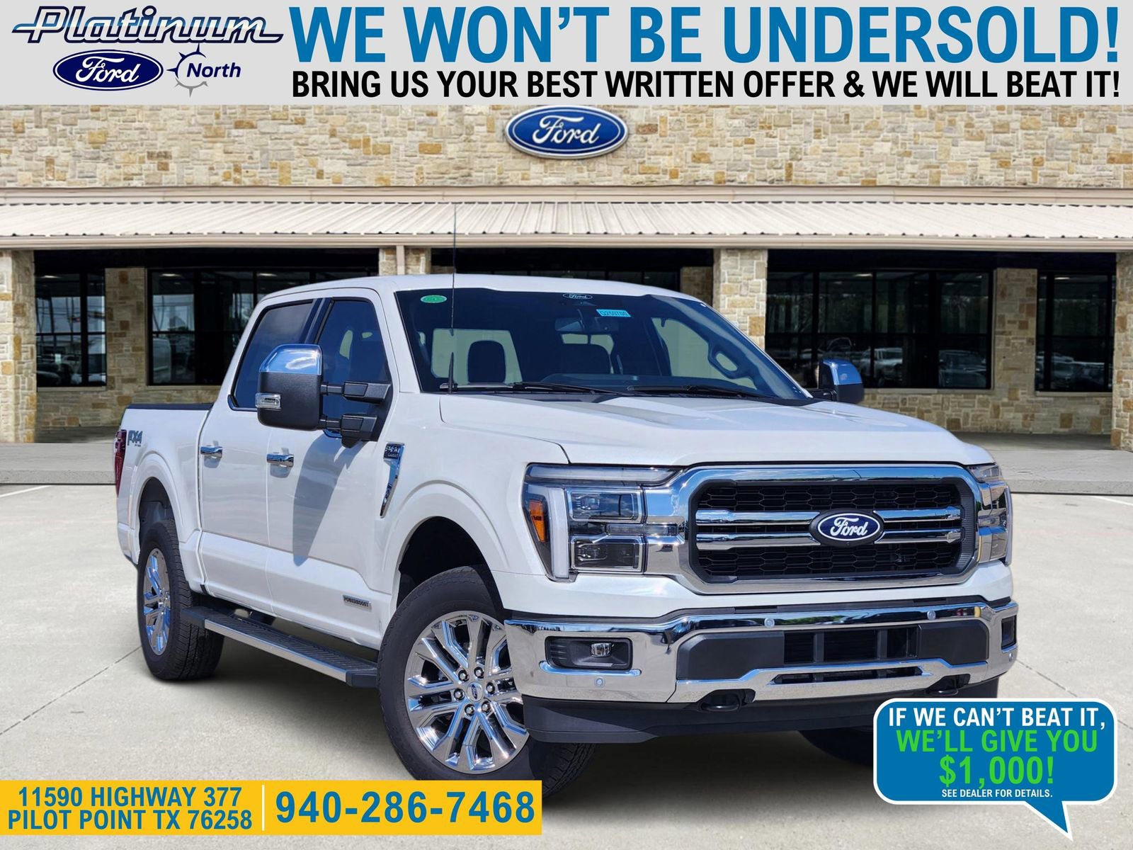 New 2025 Ford F150 Lariat w/ Equipment Group 502A High
