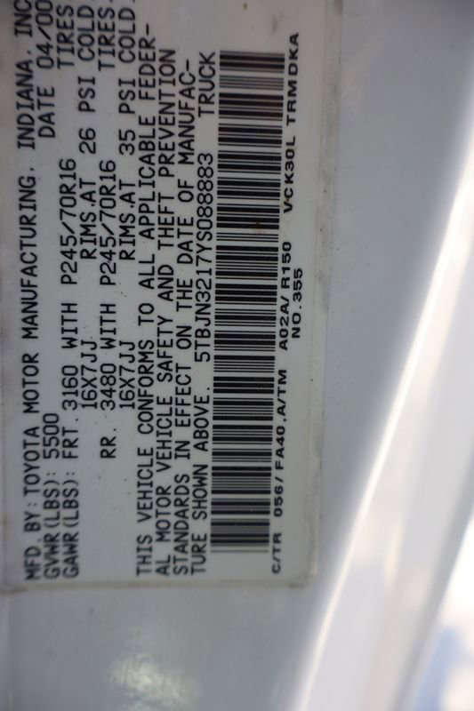 Used 2000 Toyota Tundra 2WD Regular Cab image 33