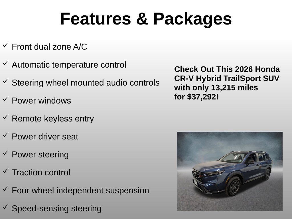 Certified 2026 Honda CR-V TrailSport image 8