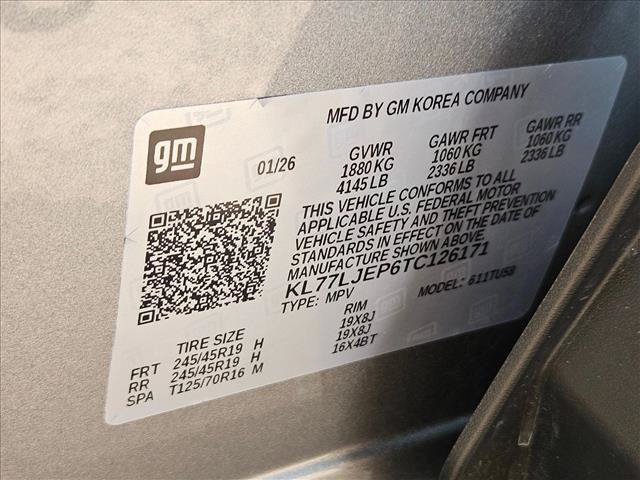 Used 2026 Chevrolet Trax RS w/ Sunroof Package FWD image 23