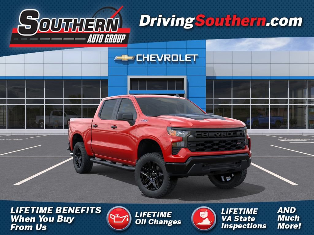 New 2026 Chevrolet Silverado 1500 Custom Trail Boss w/ Turbomax Blackout Package