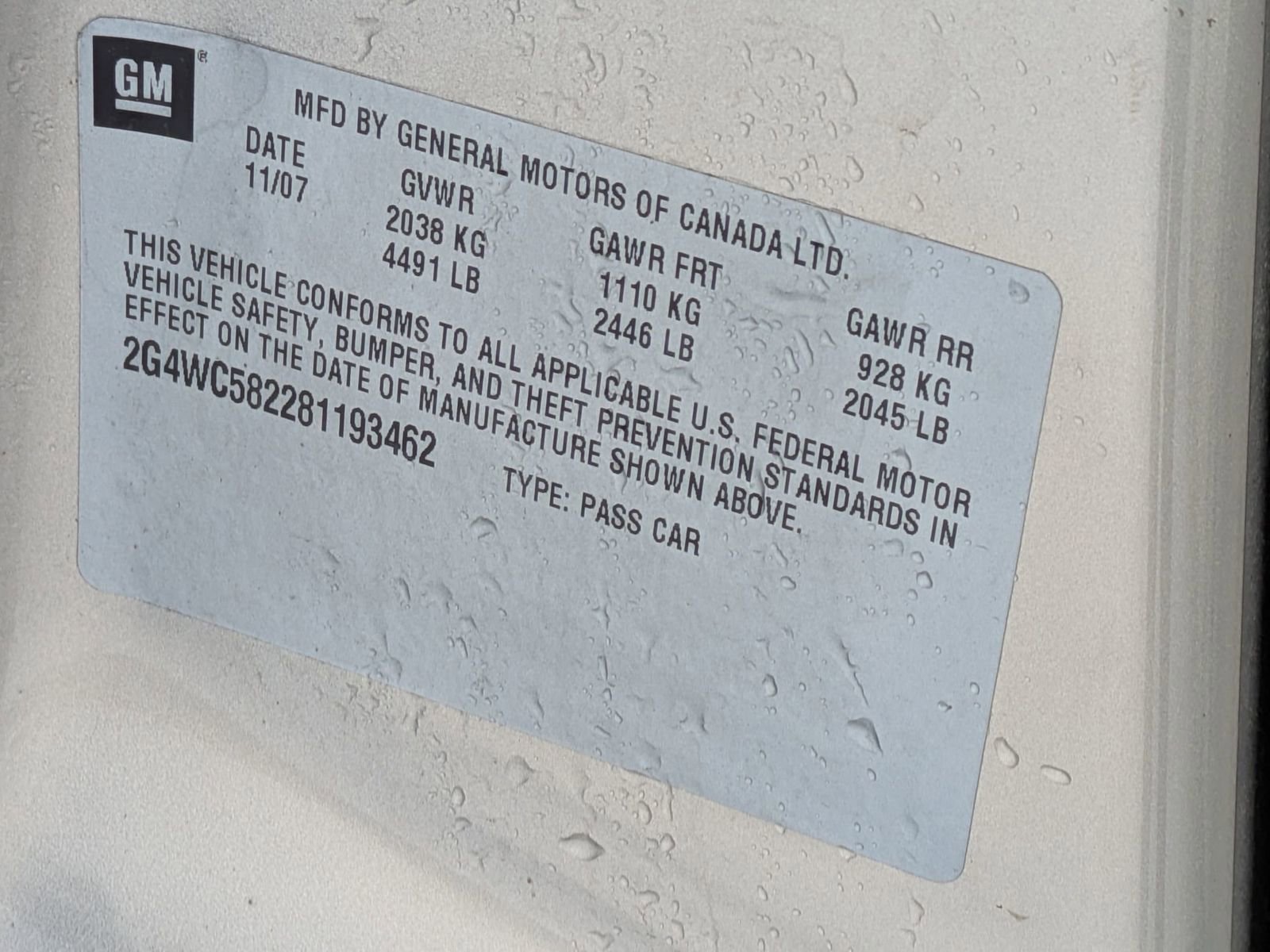 Used 2008 Buick LaCrosse CX image 11