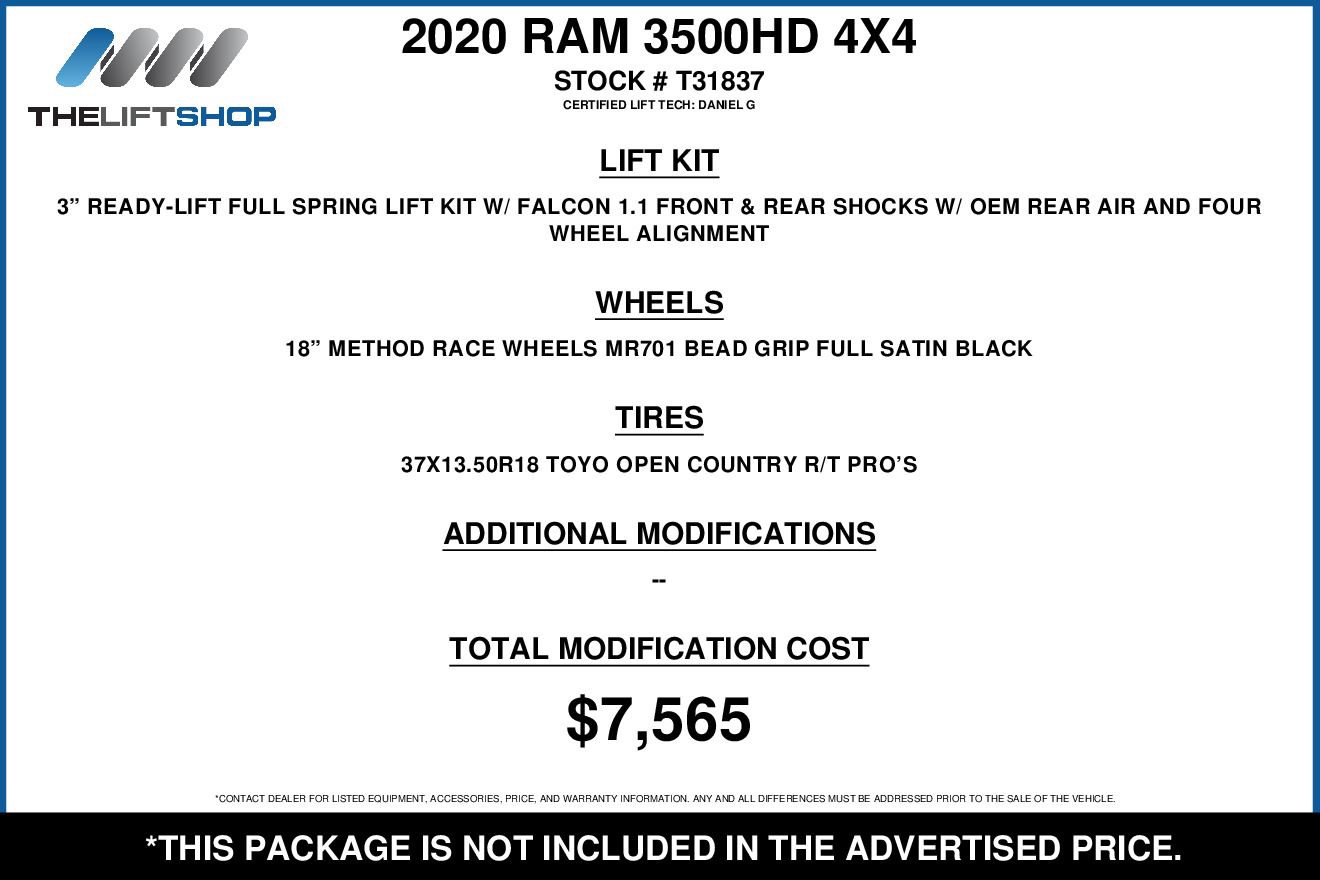Used 2020 RAM 3500 Laramie image 2