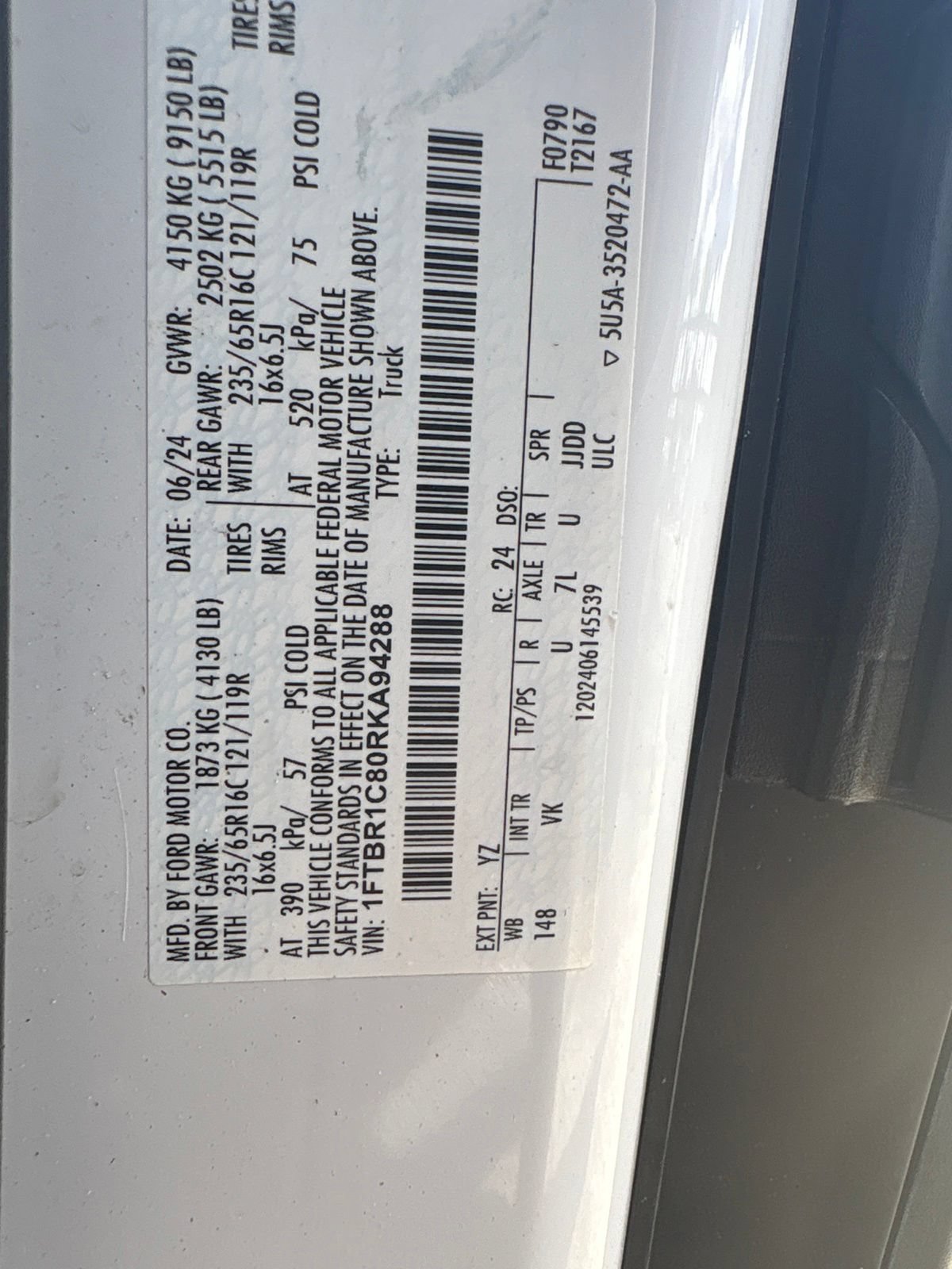 Used 2024 Ford Transit 250 148 Medium Roof RWD image 12