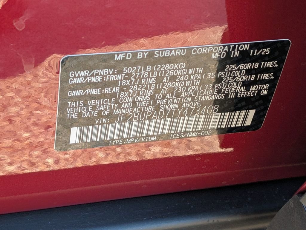 New 2026 Subaru Outback Premium image 10