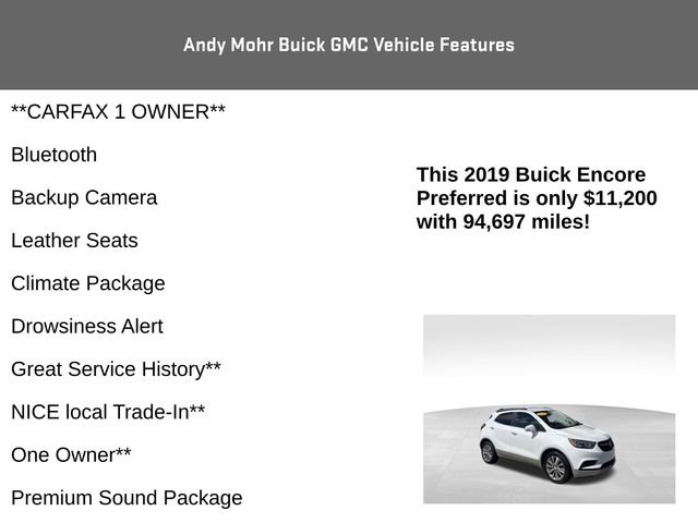 Used 2019 Buick Encore Preferred FWD image 4