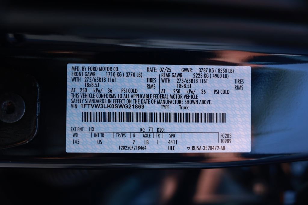 Used 2025 Ford F150 Lightning XLT w/ Max Trailer Tow Package image 38