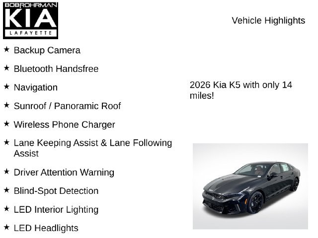New 2026 Kia K5 GT-Line w/ GT-Line Premium Package FWD image 7