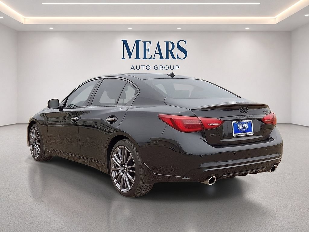 Used 2023 INFINITI Q50 Red Sport 400 w/ Black Opal Edition AWD/4WD image 3