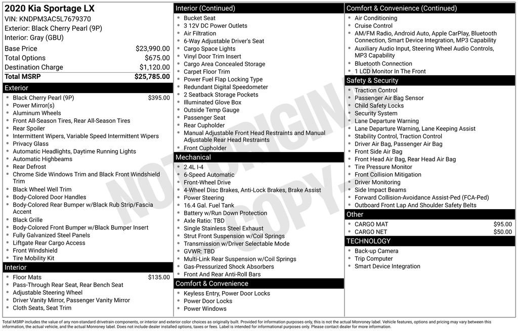 Used 2020 Kia Sportage LX image 5