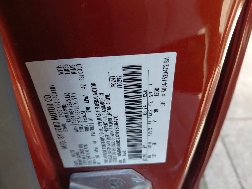 Used 2022 Ford Transit Connect XL w/ Trailer Tow Package image 10