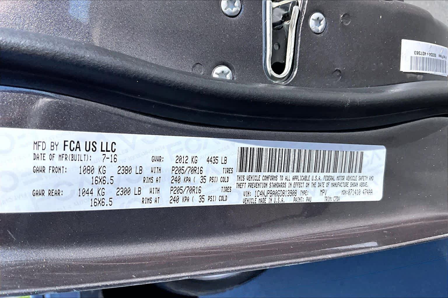 Used 2016 Jeep Patriot Sport FWD image 36