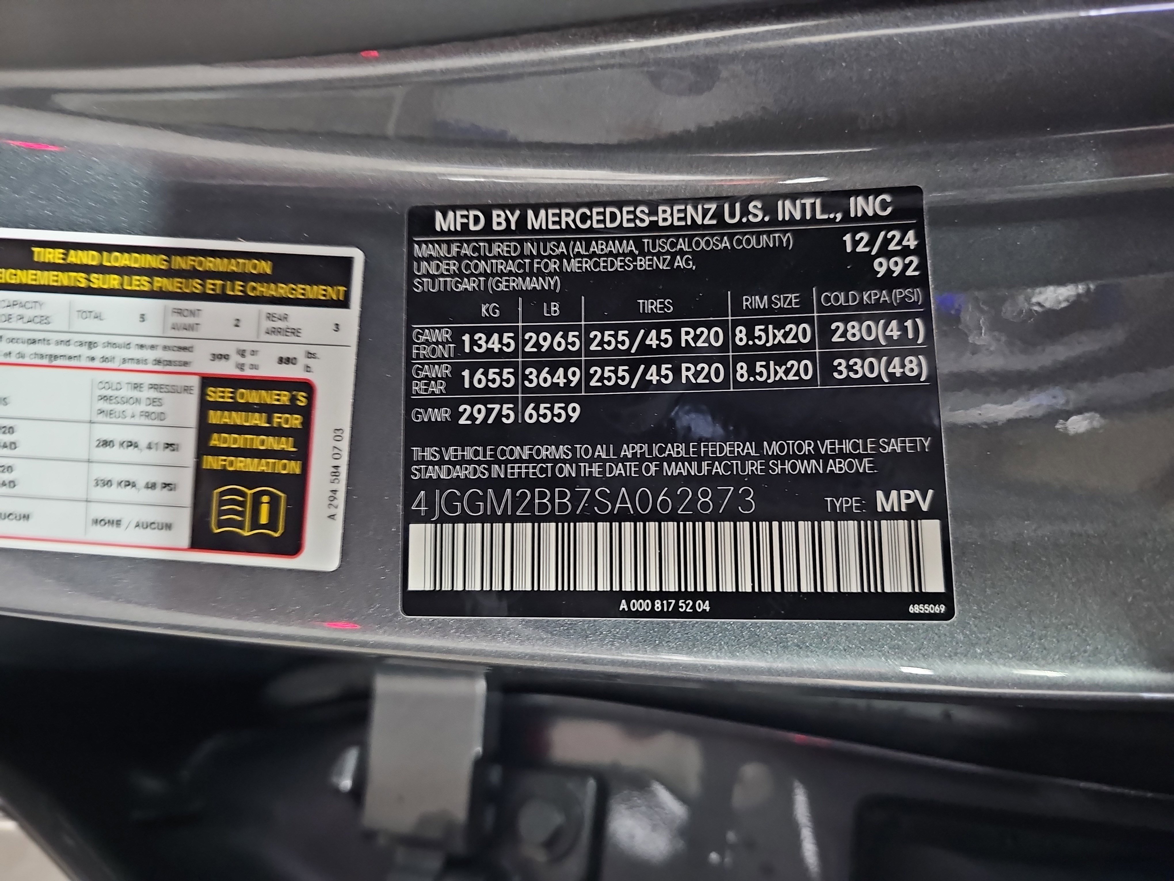 Certified 2025 Mercedes-Benz EQE 350+ SUV image 38