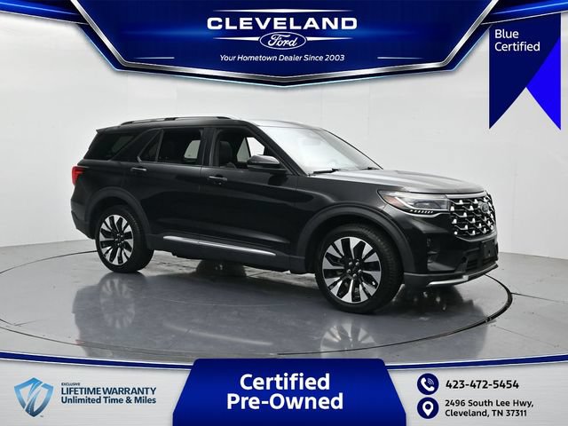 Certified 2025 Ford Explorer Platinum w/ LUX Leather Package AWD/4WD image 1