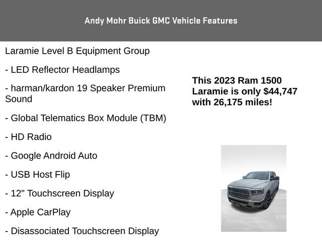 Used 2023 RAM 1500 Laramie AWD/4WD image 10
