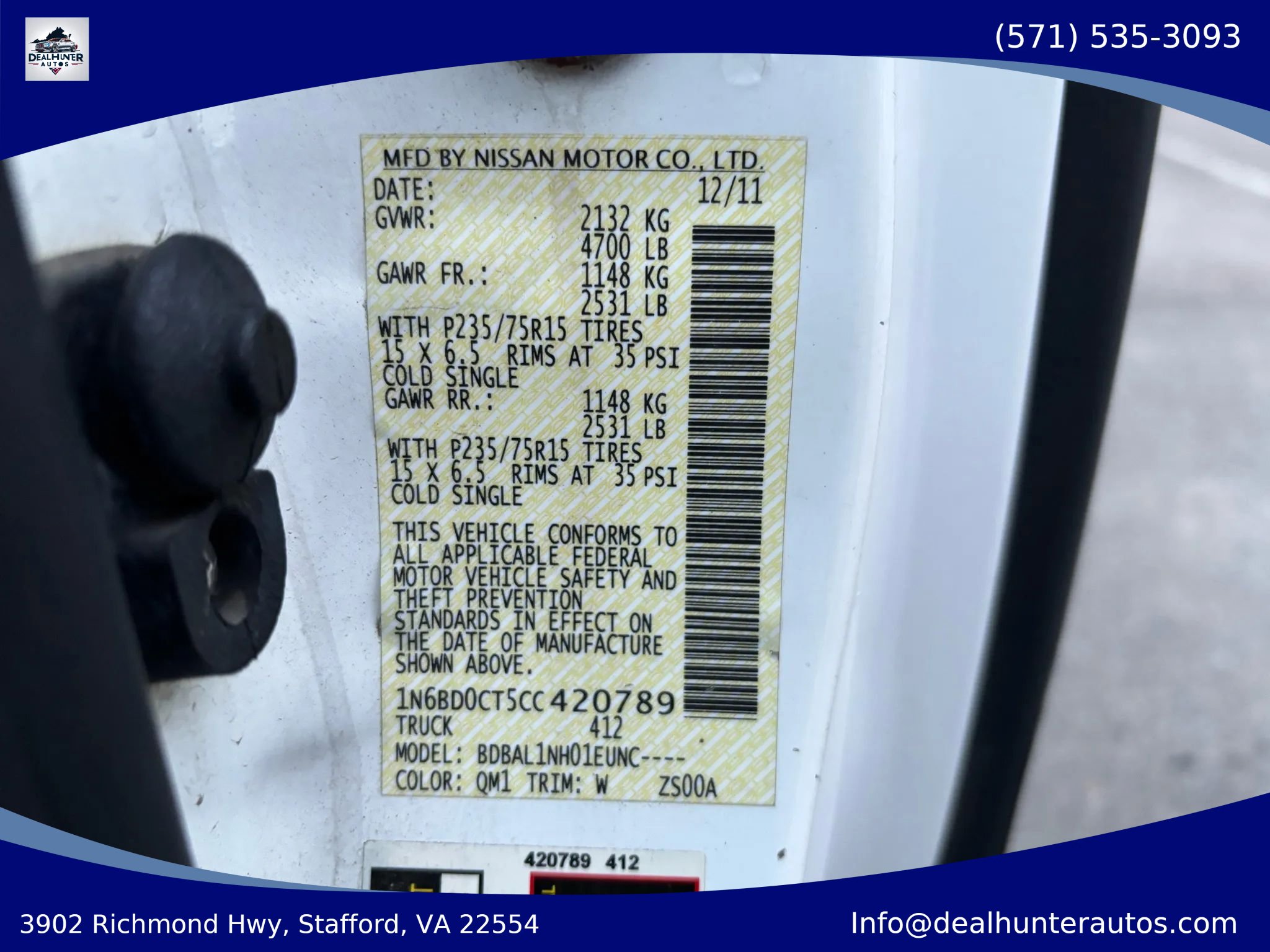 Used 2012 Nissan Frontier S w/ S Preferred Pkg RWD image 30