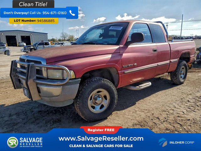 Used 1998 Dodge Ram 1500 Truck 4x4 Club Cab
