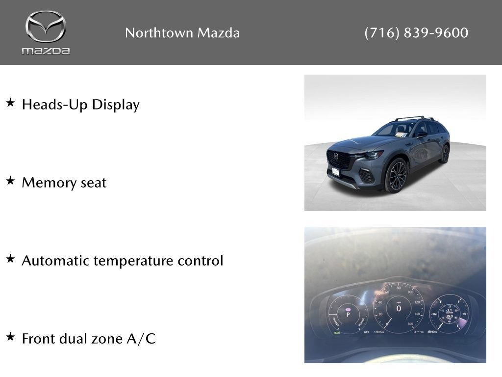 Used 2025 MAZDA CX-70 Plug-In Hybrid w/ Premium Plus AWD/4WD image 3