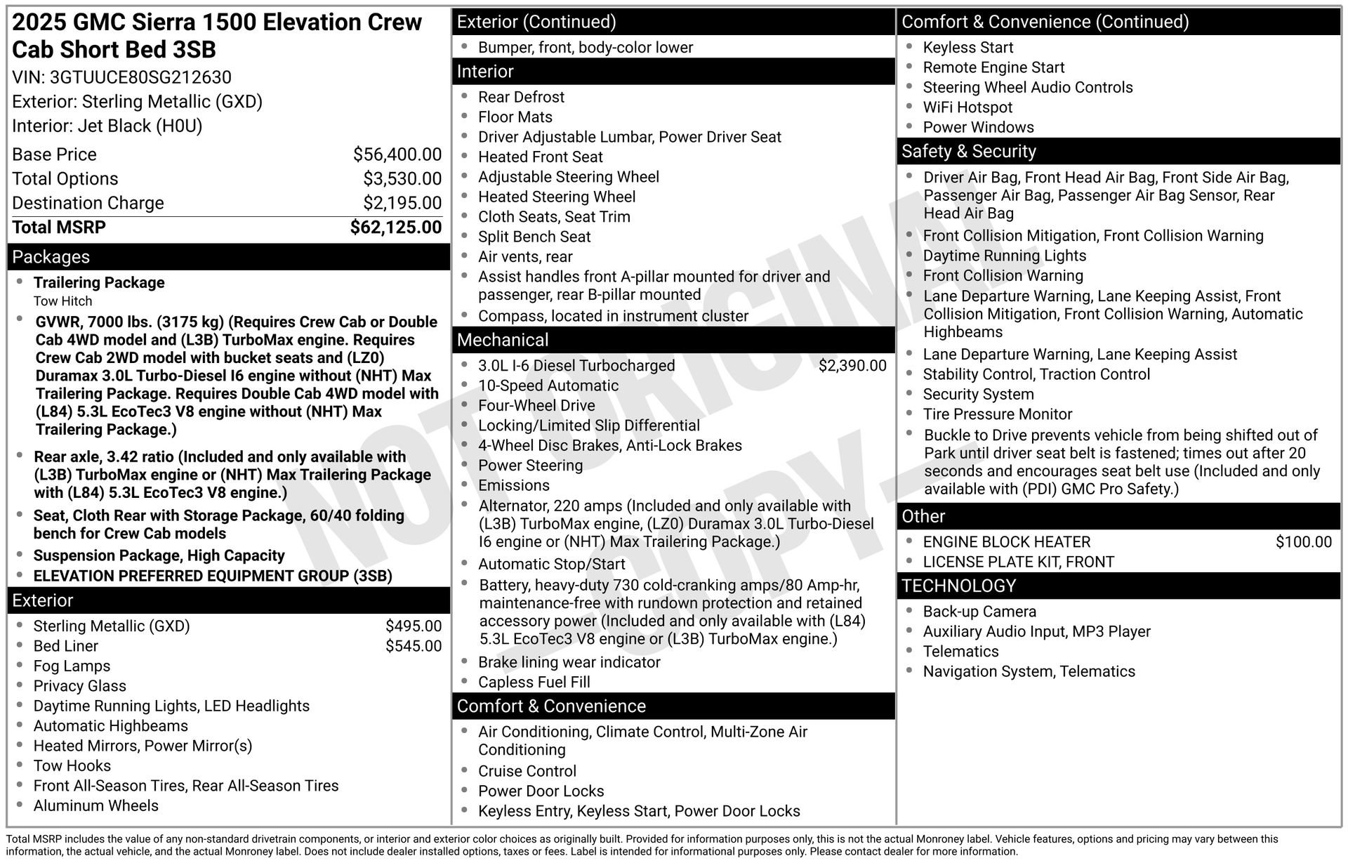Certified 2025 GMC Sierra 1500 Elevation image 3