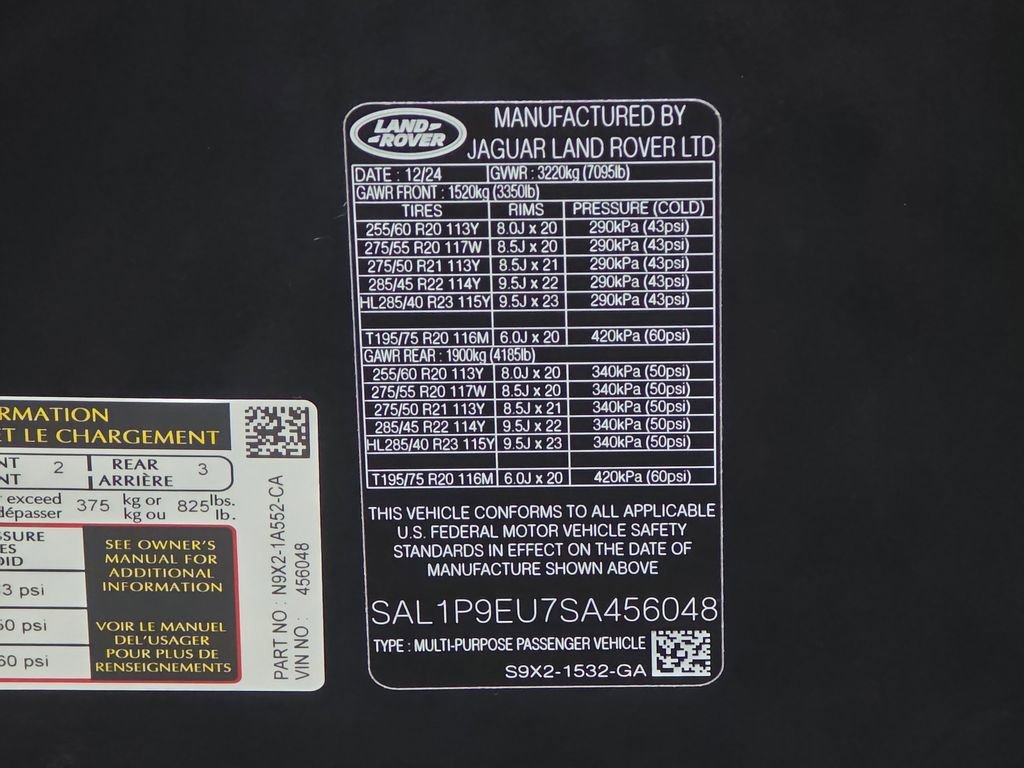 Certified 2025 Land Rover Range Rover Sport SE AWD/4WD image 40