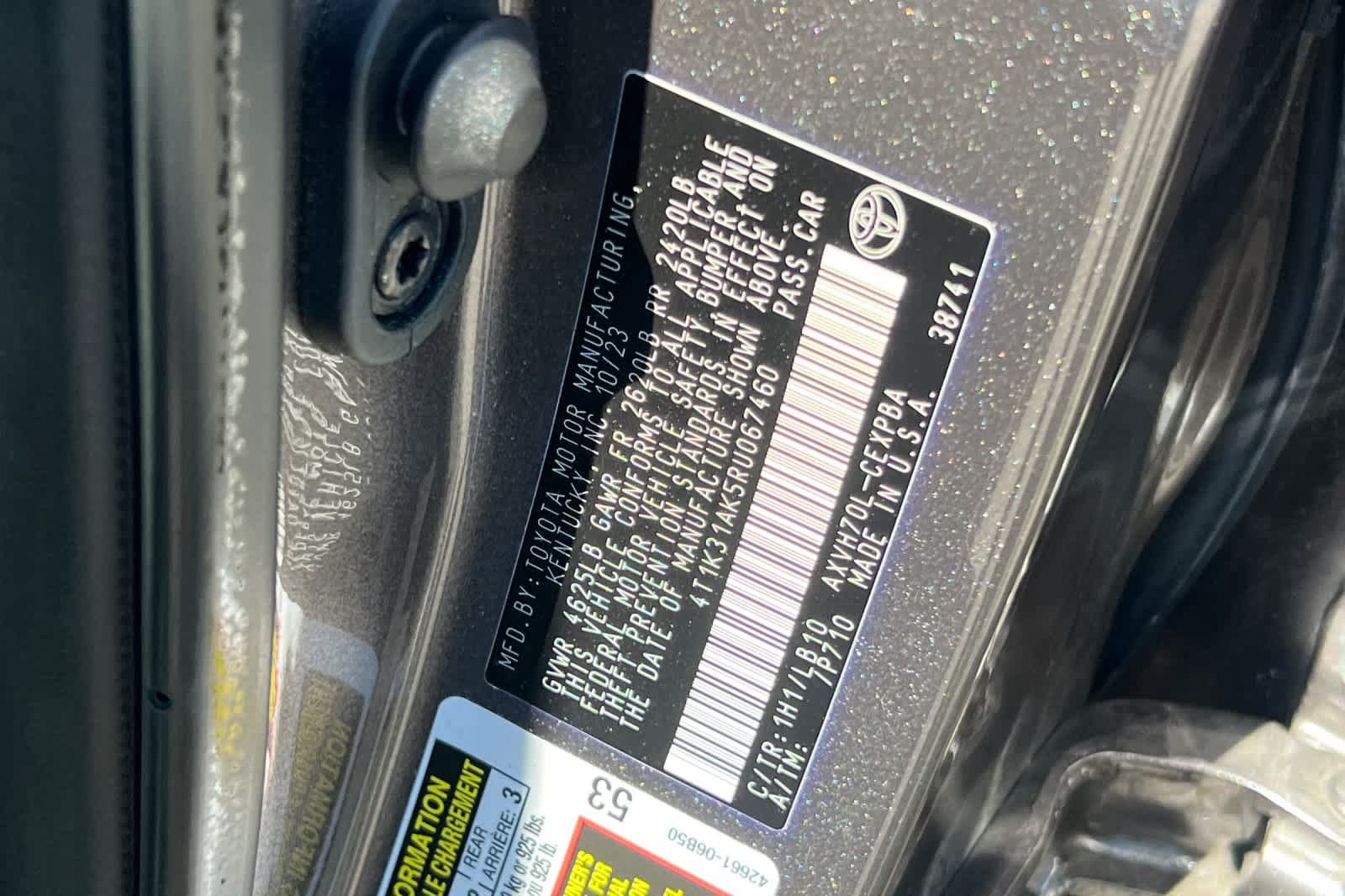 Certified 2024 Toyota Camry XSE w/ Navigation Package FWD image 35