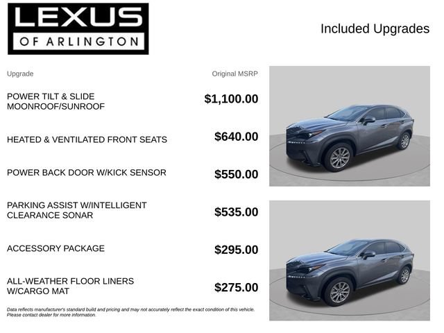 Used 2021 Lexus NX 300 AWD w/ Accessory Package image 4