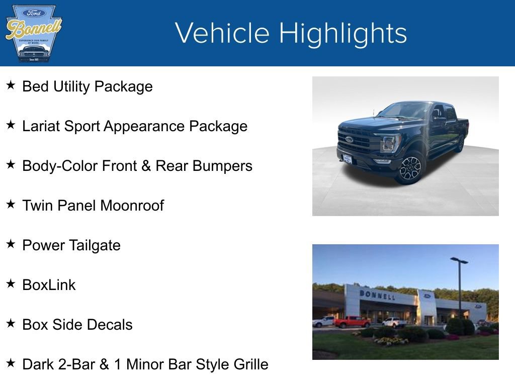 Used 2022 Ford F150 Lariat w/ Equipment Group 502A High image 7