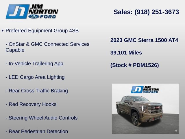 Used 2023 GMC Sierra 1500 AT4 w/ AT4 Premium Package image 18