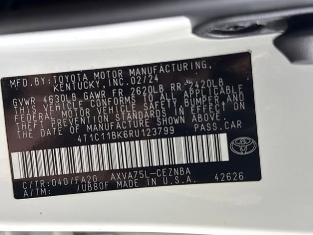 Used 2024 Toyota Camry LE w/ Cold Weather Package AWD/4WD image 36