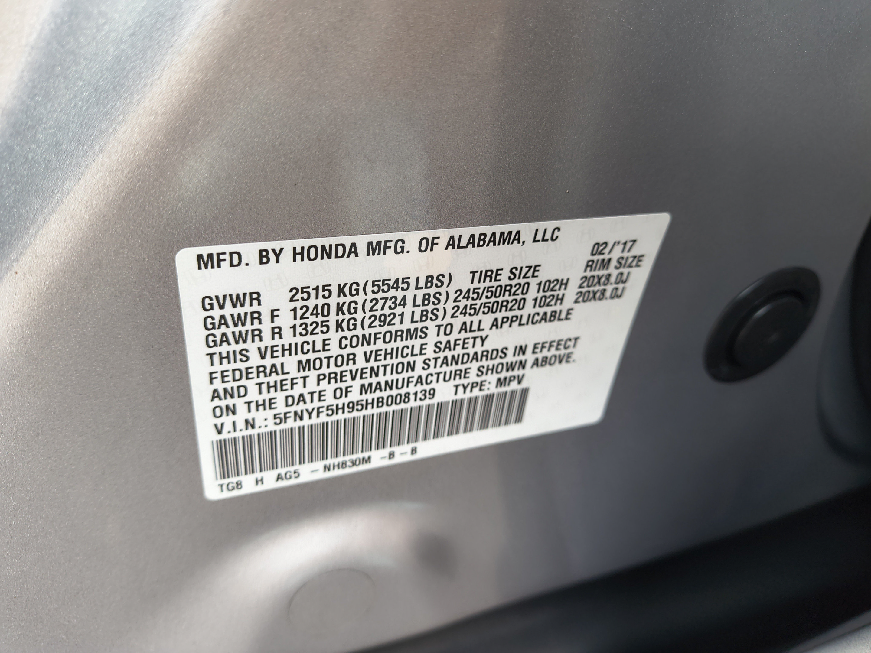 Used 2017 Honda Pilot Touring image 36