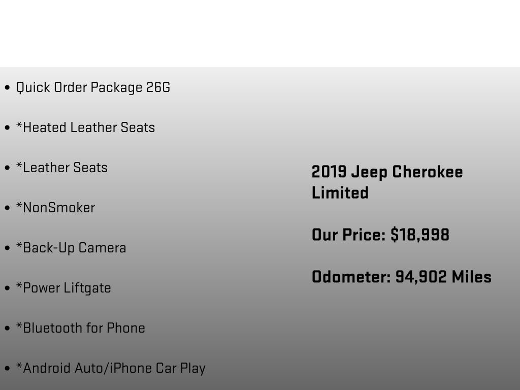 Used 2019 Jeep Cherokee Limited AWD/4WD image 6