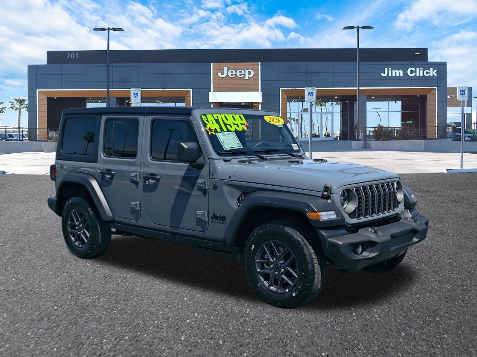 Used 2026 Jeep Wrangler Unlimited Sport AWD/4WD image 1
