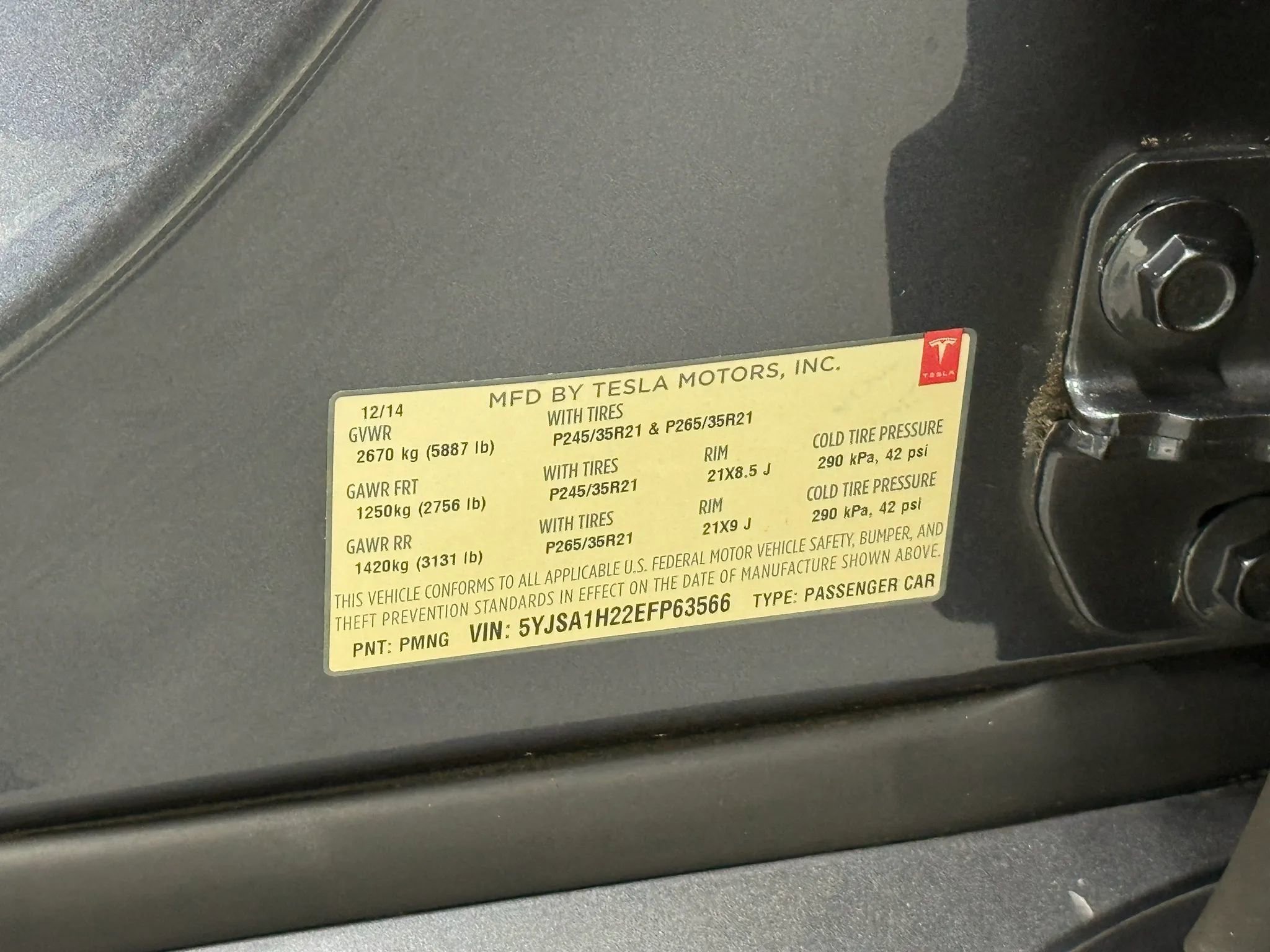 Used 2014 Tesla Model S P85D image 49